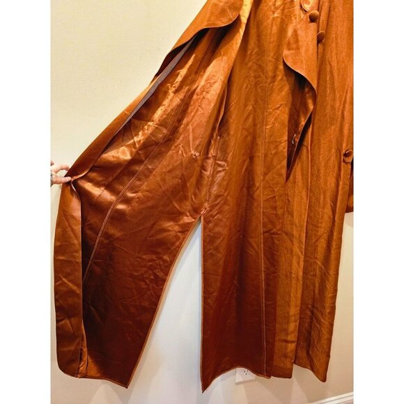 First Lady Jackie and Julian 3 Piece Set Duster, Skirt & Tank 2XL Burnt Orange - Picture 3 of 16